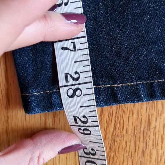 [SOLD] Dsquared Made In Italy Luxury Straight Leg Low Rise Dark Wash Jeans - Picture 13 of 16